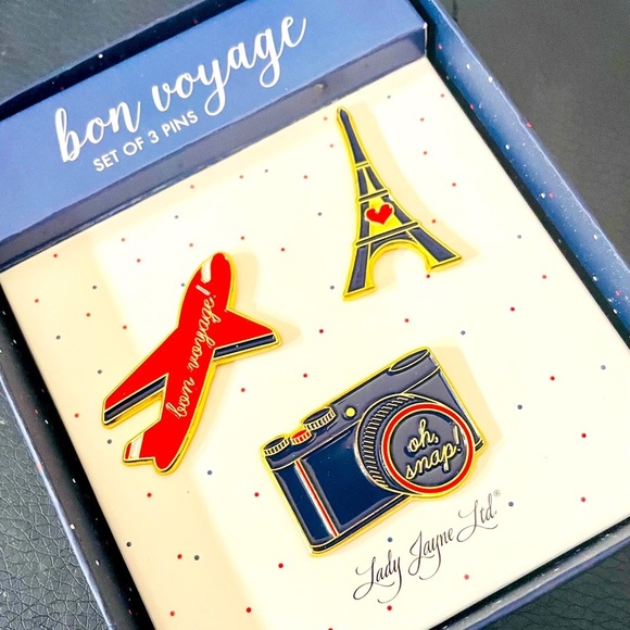 Lady Jayne Ltd. Jewelry - 💋🆕Set of 3 Pins, Lady Jayne Ltd. Bon Voyage
